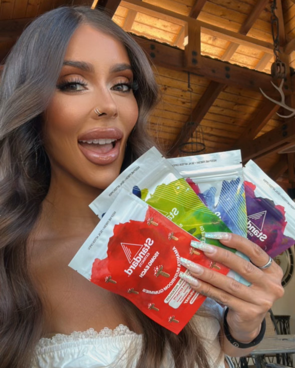 Standard CBD customer holding strain pouches