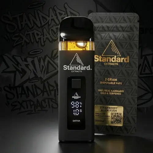 Standard Extracts TKO FLOW disposable with strain pouch